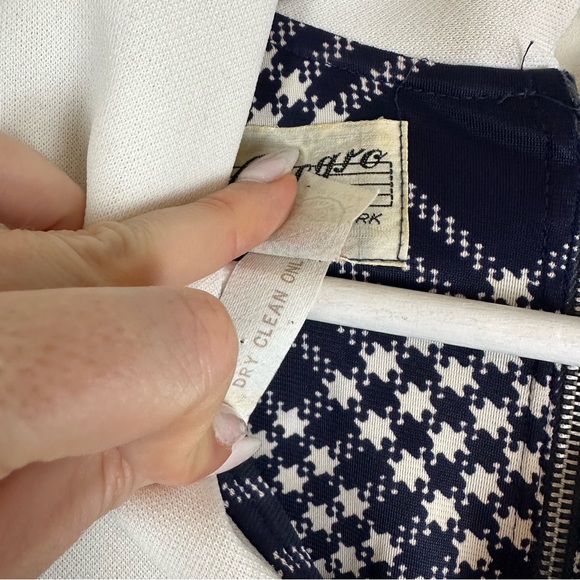 Vintage Patchwork Maxi Dress with Collar - Picture 7 of 14